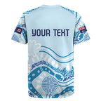 Personalised Australia New South Wales Dragons Boat Rugby Jersey Aussie Aboriginal Dot Style