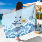 Personalised Australia New South Wales Dragons Boat Sarong Aussie Aboriginal Dot Style