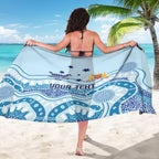 Personalised Australia New South Wales Dragons Boat Sarong Aussie Aboriginal Dot Style