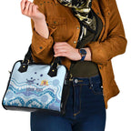 Personalised Australia New South Wales Dragons Boat Shoulder Handbag Aussie Aboriginal Dot Style