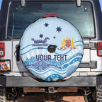 Personalised Australia New South Wales Dragons Boat Spare Tire Cover Aussie Aboriginal Dot Style