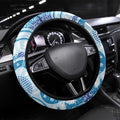 Australia New South Wales Dragons Boat Steering Wheel Cover Aussie Aboriginal Dot Style