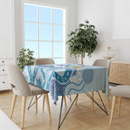 Personalised Australia New South Wales Dragons Boat Tablecloth Aussie Aboriginal Dot Style