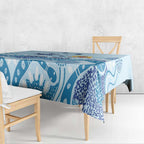 Personalised Australia New South Wales Dragons Boat Tablecloth Aussie Aboriginal Dot Style