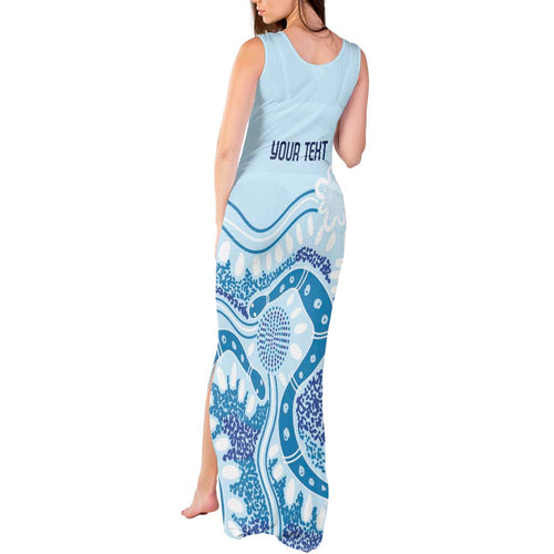 Personalised Australia New South Wales Dragons Boat Tank Maxi Dress Aussie Aboriginal Dot Style