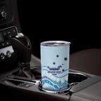 Personalised Australia New South Wales Dragons Boat Tumbler Cup Aussie Aboriginal Dot Style