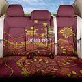 Personalised Australia Queensland Dragons Boat Back Car Seat Cover Aussie Aboriginal Dot Style