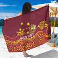 Personalised Australia Queensland Dragons Boat Sarong Aussie Aboriginal Dot Style