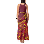 Personalised Australia Queensland Dragons Boat Tank Maxi Dress Aussie Aboriginal Dot Style