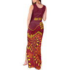 Personalised Australia Queensland Dragons Boat Tank Maxi Dress Aussie Aboriginal Dot Style