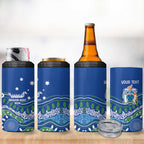 Personalised Australia Victoria Dragons Boat 4 in 1 Can Cooler Tumbler Aussie Aboriginal Dot Style