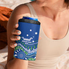 Personalised Australia Victoria Dragons Boat 4 in 1 Can Cooler Tumbler Aussie Aboriginal Dot Style