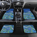 Personalised Australia Victoria Dragons Boat Car Mats Aussie Aboriginal Dot Style