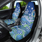 Personalised Australia Victoria Dragons Boat Car Seat Cover Aussie Aboriginal Dot Style
