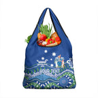 Personalised Australia Victoria Dragons Boat Grocery Bag Aussie Aboriginal Dot Style