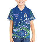 Personalised Australia Victoria Dragons Boat Hawaiian Shirt Aussie Aboriginal Dot Style