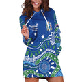 Personalised Australia Victoria Dragons Boat Hoodie Dress Aussie Aboriginal Dot Style