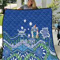 Personalised Australia Victoria Dragons Boat Quilt Aussie Aboriginal Dot Style