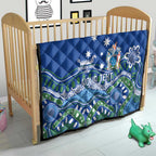 Personalised Australia Victoria Dragons Boat Quilt Aussie Aboriginal Dot Style