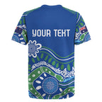 Personalised Australia Victoria Dragons Boat Rugby Jersey Aussie Aboriginal Dot Style