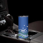 Personalised Australia Victoria Dragons Boat Skinny Tumbler Aussie Aboriginal Dot Style