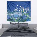 Personalised Australia Victoria Dragons Boat Tapestry Aussie Aboriginal Dot Style