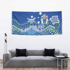 Personalised Australia Victoria Dragons Boat Tapestry Aussie Aboriginal Dot Style