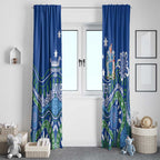 Personalised Australia Victoria Dragons Boat Window Curtain Aussie Aboriginal Dot Style