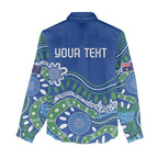 Personalised Australia Victoria Dragons Boat Women Casual Shirt Aussie Aboriginal Dot Style