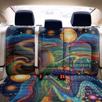 Aboriginal Dreamtime Rainbow Serpent Back Car Seat Cover