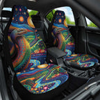 Aboriginal Dreamtime Rainbow Serpent Car Seat Cover