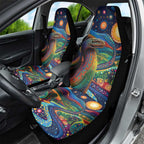 Aboriginal Dreamtime Rainbow Serpent Car Seat Cover