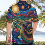 Aboriginal Dreamtime Rainbow Serpent Hawaiian Shirt