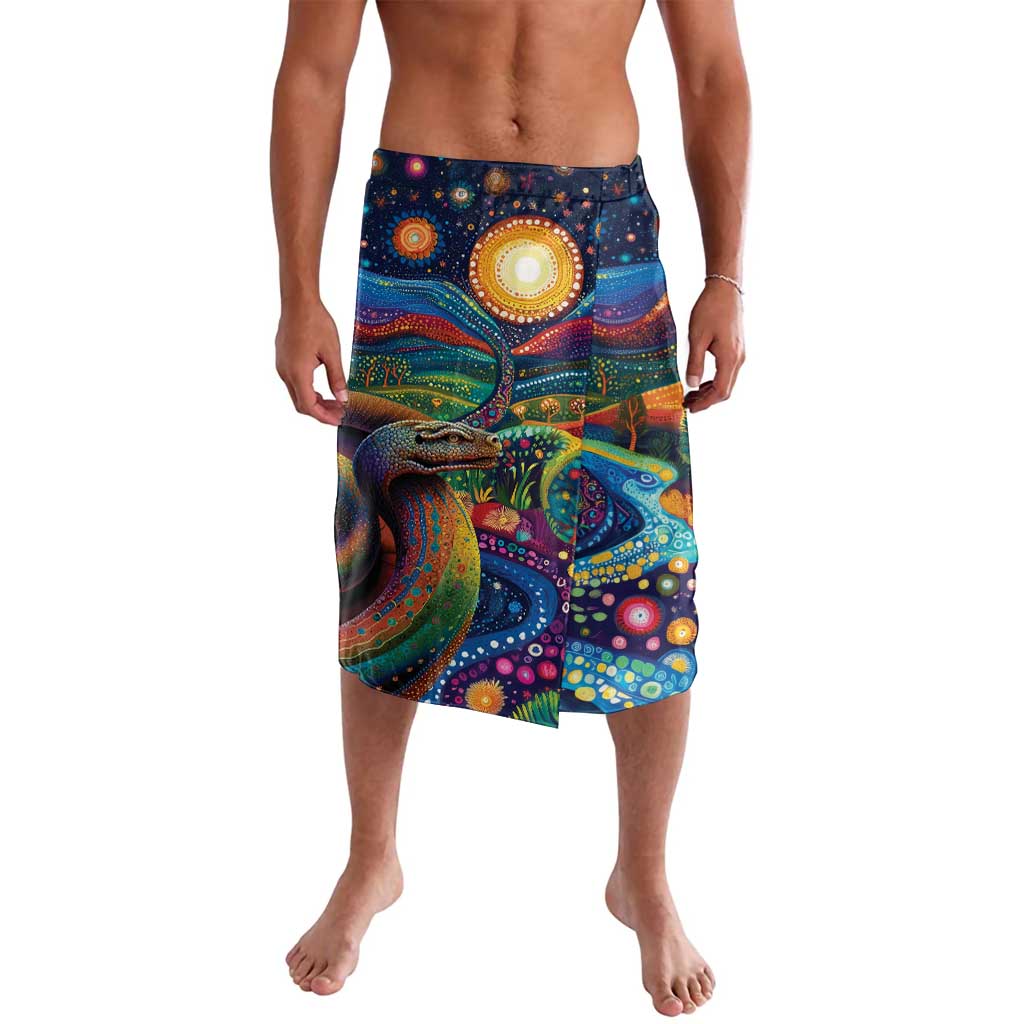 Aboriginal Dreamtime Rainbow Serpent Lavalava
