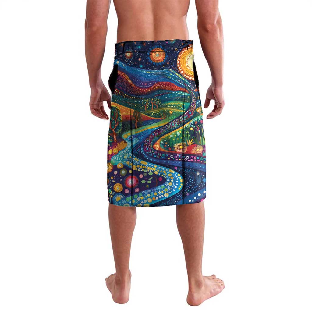 Aboriginal Dreamtime Rainbow Serpent Lavalava