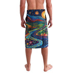 Aboriginal Dreamtime Rainbow Serpent Lavalava