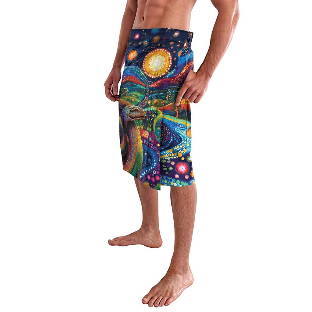 Aboriginal Dreamtime Rainbow Serpent Lavalava