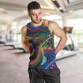 Aboriginal Dreamtime Rainbow Serpent Men Tank Top