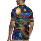 Aboriginal Dreamtime Rainbow Serpent Rugby Jersey