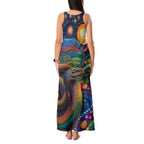 Aboriginal Dreamtime Rainbow Serpent Tank Maxi Dress