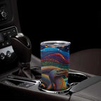 Aboriginal Dreamtime Rainbow Serpent Tumbler Cup