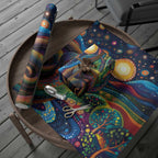 Aboriginal Dreamtime Rainbow Serpent Wrapping Paper - Aussie Hoodie