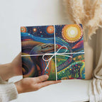 Aboriginal Dreamtime Rainbow Serpent Wrapping Paper - Aussie Hoodie