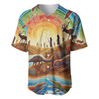 Aboriginal Dreamtime Animals Stories Baseball Jersey