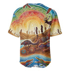 Aboriginal Dreamtime Animals Stories Baseball Jersey