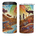 Aboriginal Dreamtime Animals Stories 4 in 1 Can Cooler Tumbler