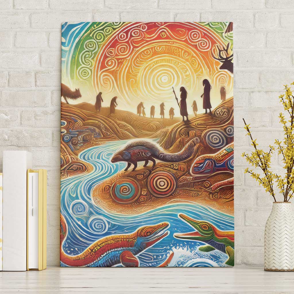Aboriginal Dreamtime Animals Stories Canvas Wall Art