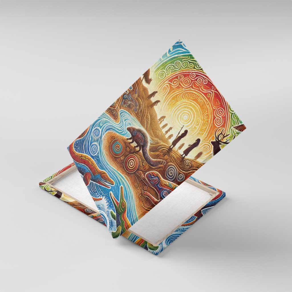 Aboriginal Dreamtime Animals Stories Canvas Wall Art