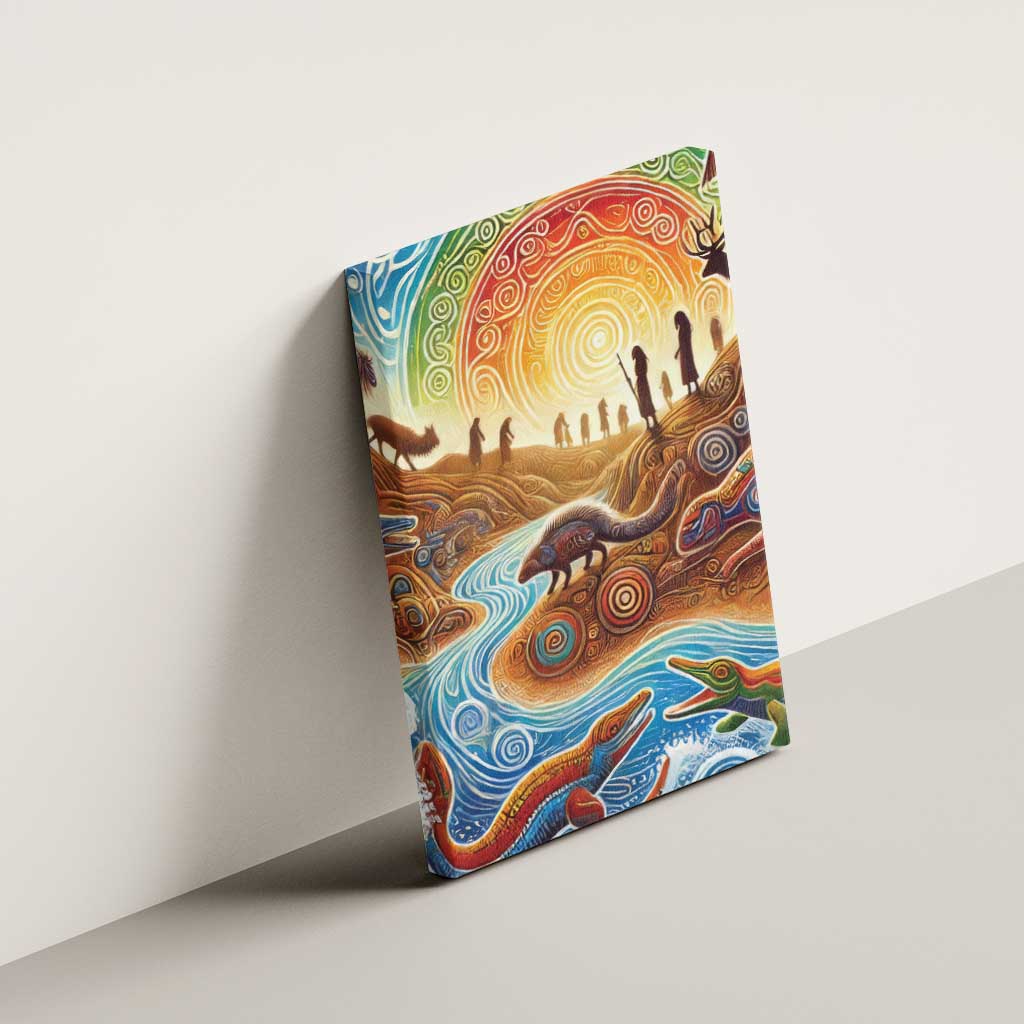 Aboriginal Dreamtime Animals Stories Canvas Wall Art