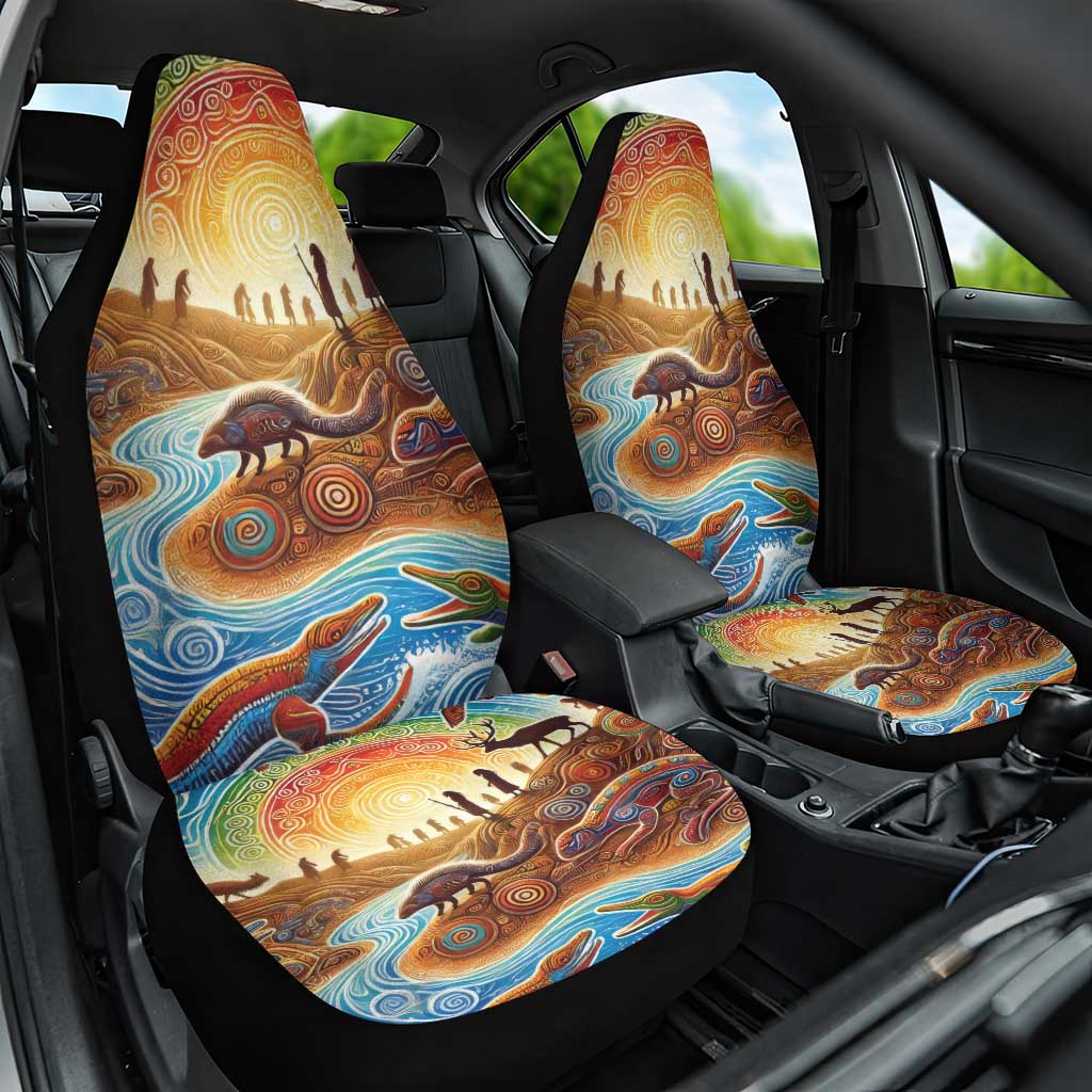 Aboriginal Dreamtime Animals Stories Car Seat Cover